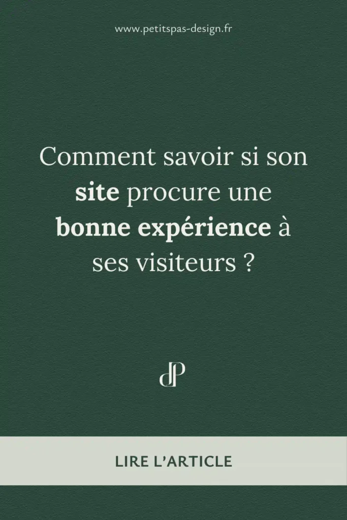 Epingles Pinterest - Articles - Comment savoir si son site procure une bonne expérience à ses visiteurs