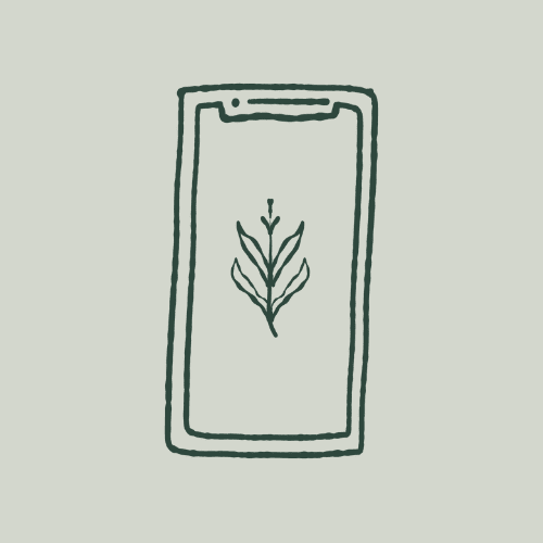 pictogrammes de Petits Pas Design représentant un smartphone