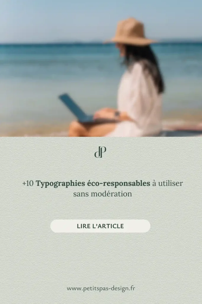 Epingles Pinterest 3 - Articles - +10 typographies éco-responsables et accessibles à utiliser sans modération