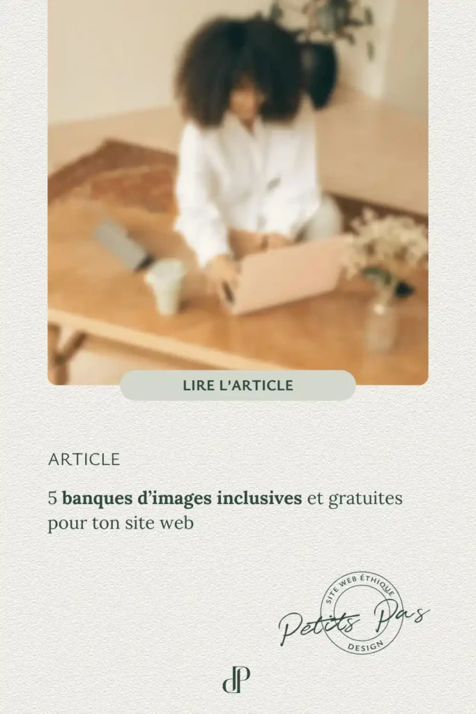 Epingles Pinterest 2 - Articles - 5 banques d’images inclusives et gratuites pour ton site web