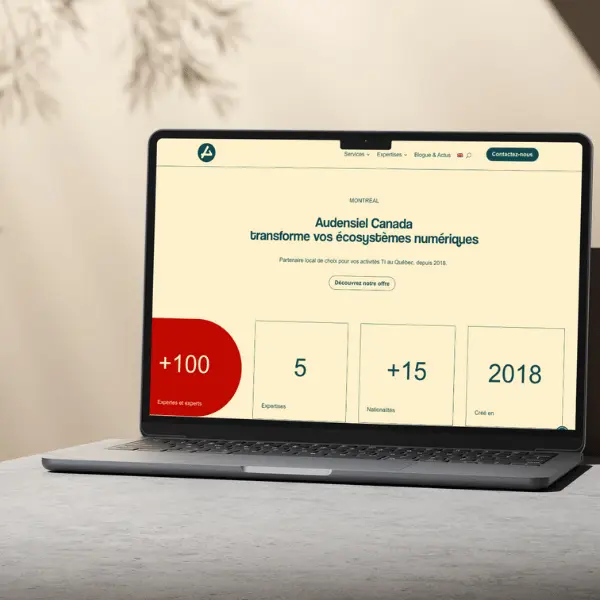 Image représentant le site Audensiel Canada