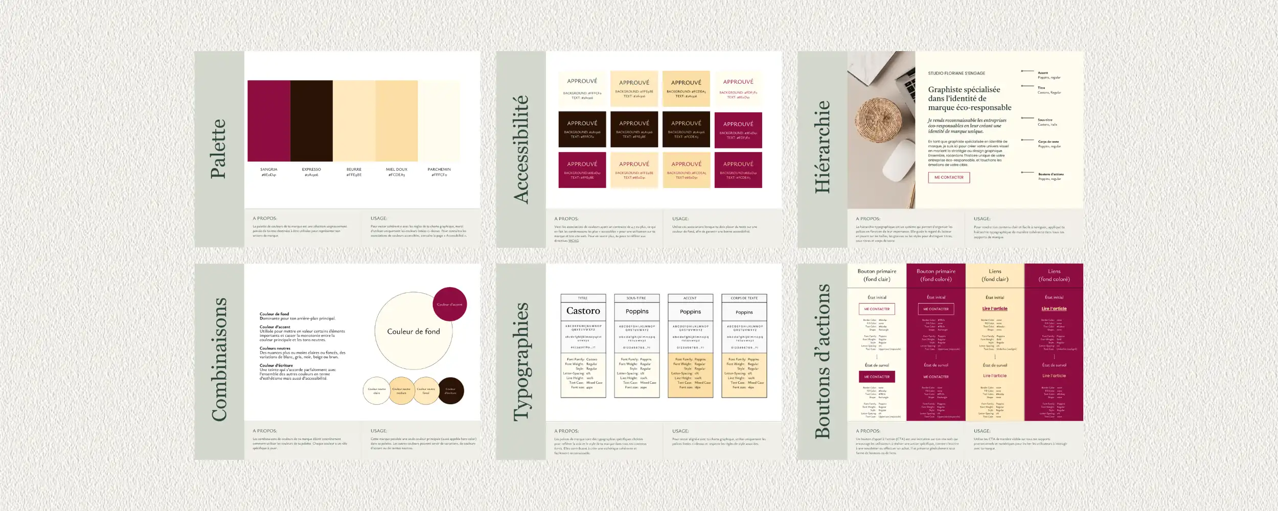 Extrait - Guide de style web - Studio Floriane
