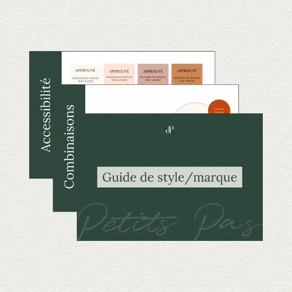 Extraits - Guide de style accessible Exemple du guide de style web de Margoo