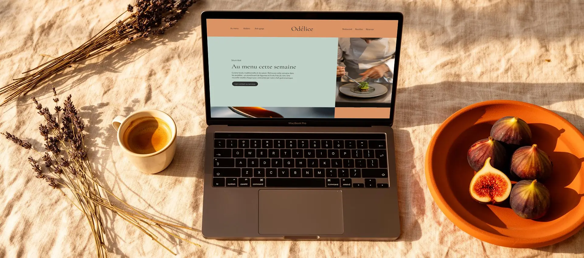Démo-Odélice Démo site Odélice par Petits Pas Design, webdesigner éco-responsable