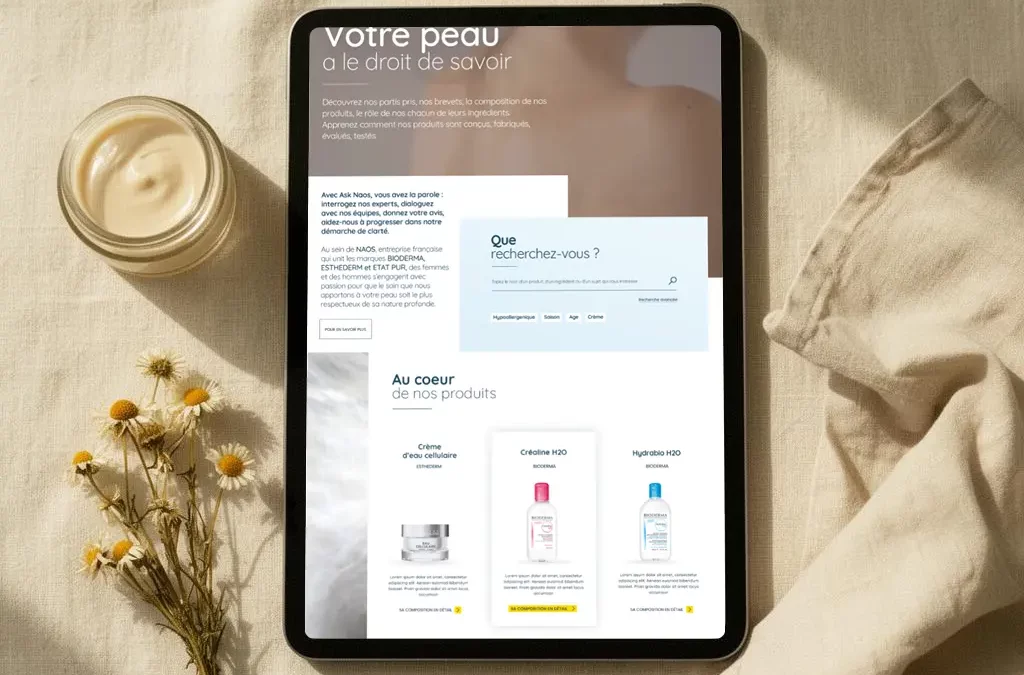 Naos : aligner 4 marques à la création d&rsquo;une plateforme pédagogique et transparente pour leurs consommateur·rice·s